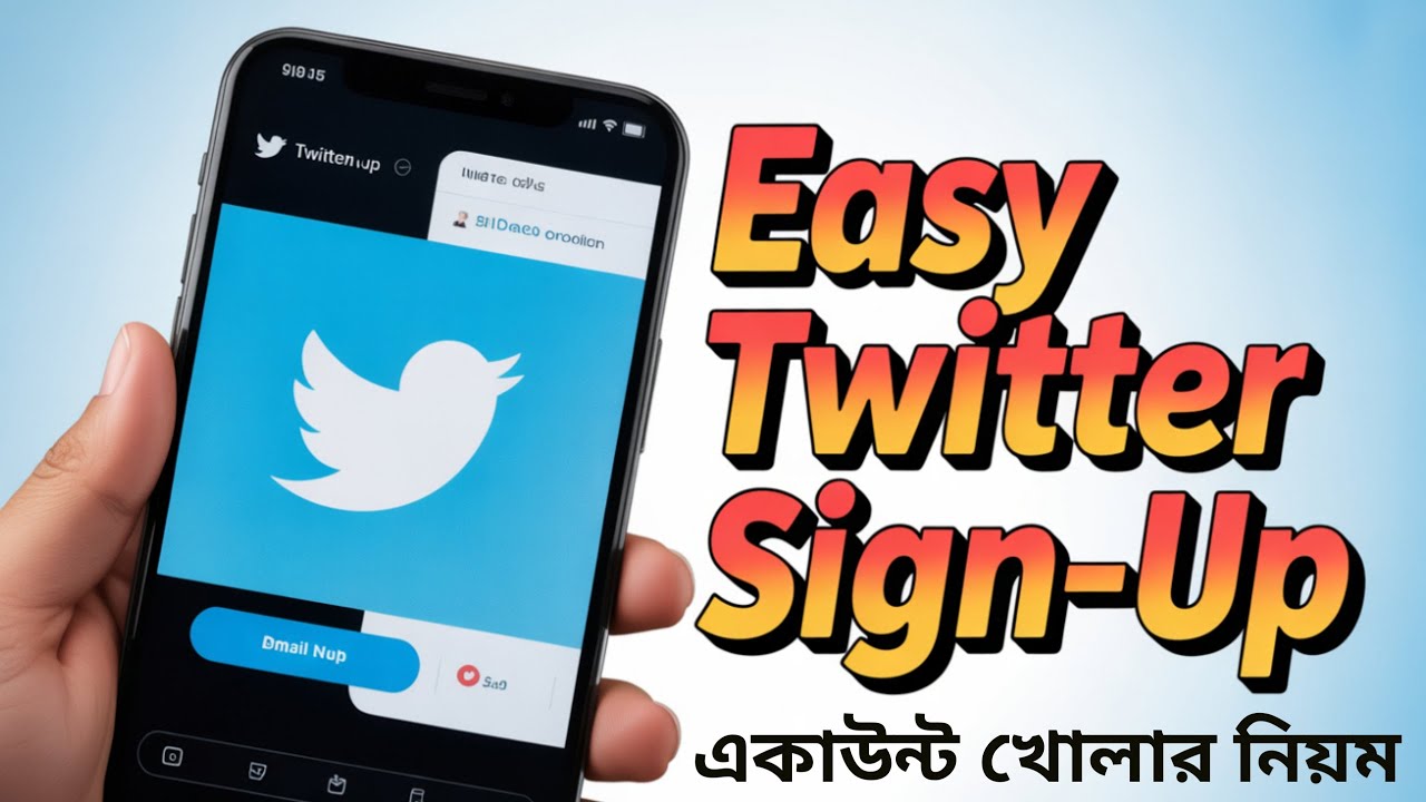 How to Create Twitter or X Account | Create Twitter Account Using Email | টুইটার একাউন্ট খোলার নিয়ম