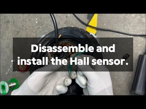 How to disassemble and install the Hall sensor？