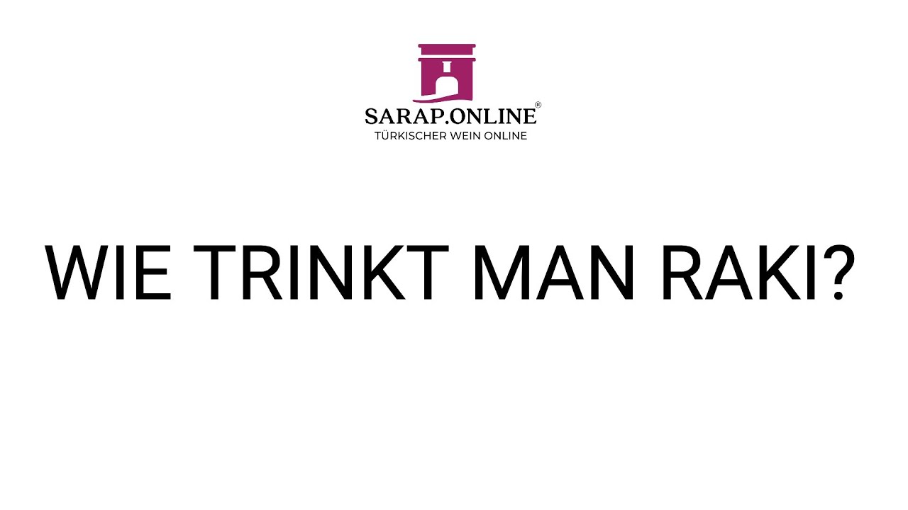Wie trinkt man Raki? - YouTube