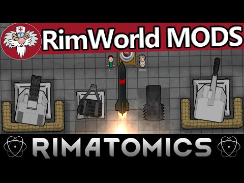 Видео: ТОП МОДЫ RimWorld - Rimatomics 2 часть // Какое оружие самое лучшее? // Тесты пушек