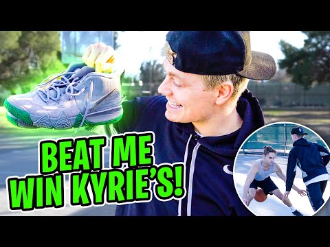 BEAT ME 1v1, WIN Kyrie Irving Shoe's!!