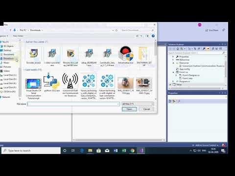 How to Create .EXE File of GUI in Visual Studio 2019