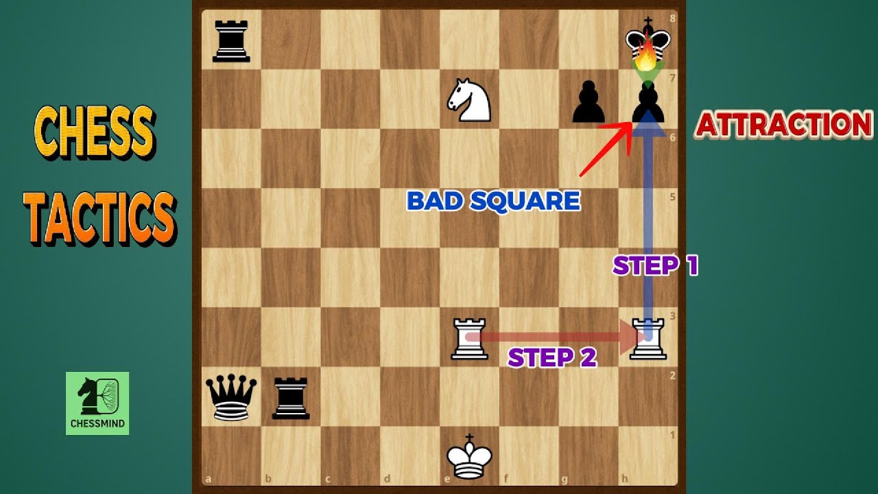 Chess Tactics for Beginners : Attraction - YouTube