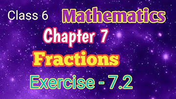 Class 6 maths chapter 7 Fractions Exercise 7.2
