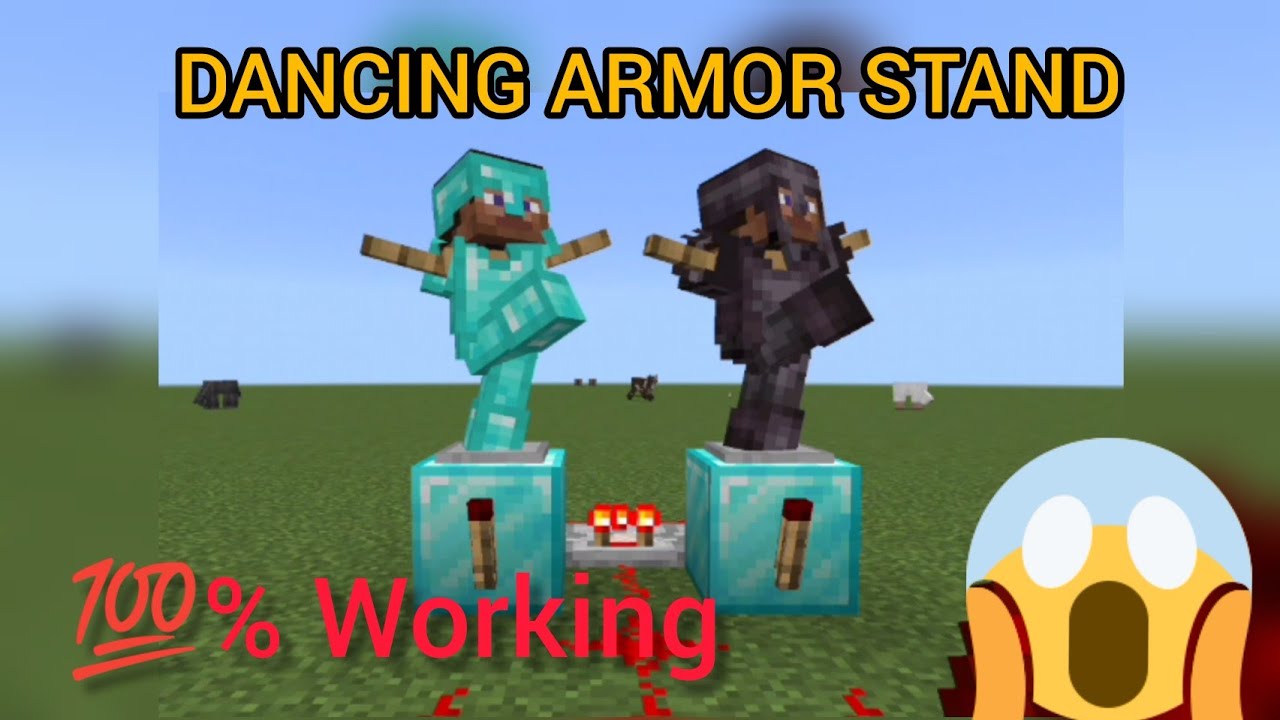 HOW TO MAKE DANCING ARMOR STAND | MINECRAFT 