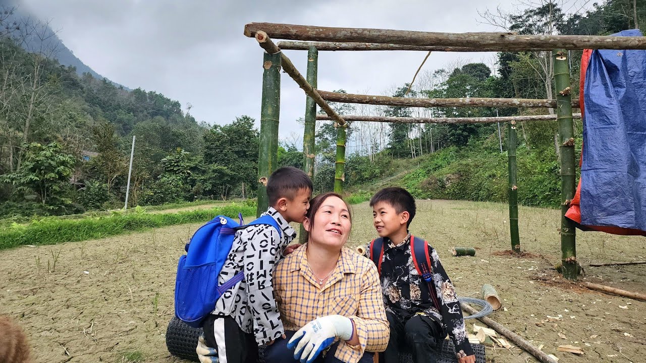 Building a cage for ducks, giving ducks a new home - the life of DANG THI DU