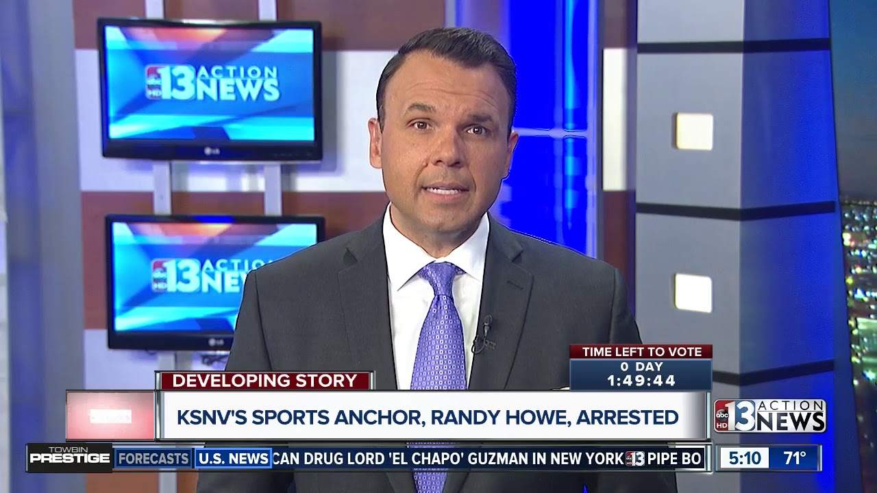 KSNV sports anchor Randy Howe arrested in North Las Vegas - YouTube