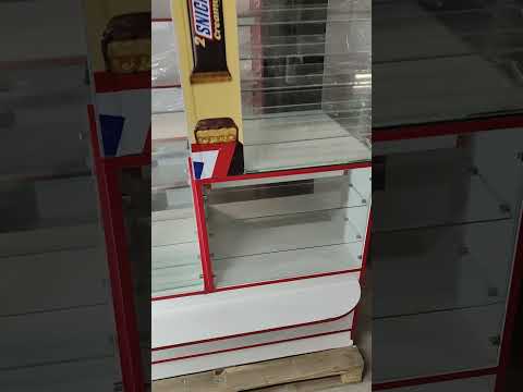 Прилавок вітрина ДСП б у, прикасове місце ДСП бу, торговий прилавок б у, прилавок дсп бу, видео 1