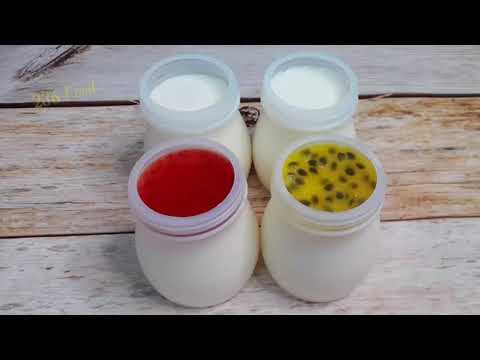 Video Cách làm SỮA CHUA sánh mịn, không nhớt, úp ngược không... - youtube