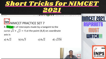 NIMCET Mock 7 Solution using Short Tricks by Nitin Agrawal INPS Classes