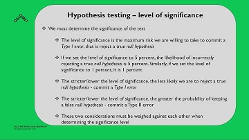 14 video SIW4210 - Hypothesis testing