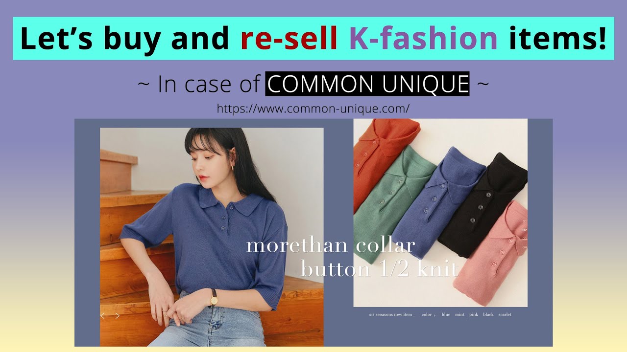 Korean fashion online shopping store / Common unique / koreamarket4u YouTube
