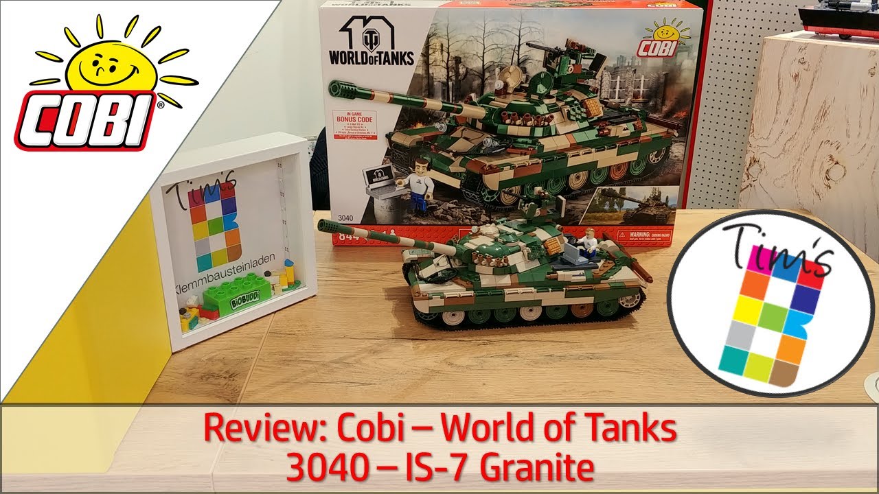 COBI 3040 10th Anniversary World Of Tanks Granite Camo IS-7