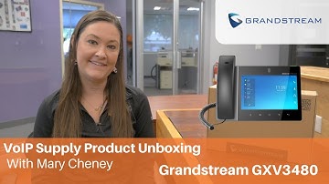 Grandstream GXV3480 IP Video Phone for Android Unboxing | VoIP Supply