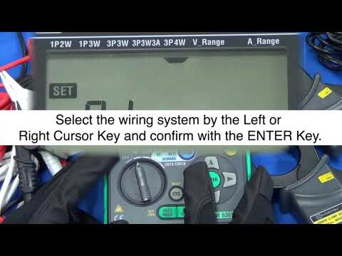 KYORITSU Power Meter KEW 6305 - Easy Setup