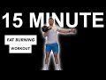 15 min single kettlebell fat burning burner workout