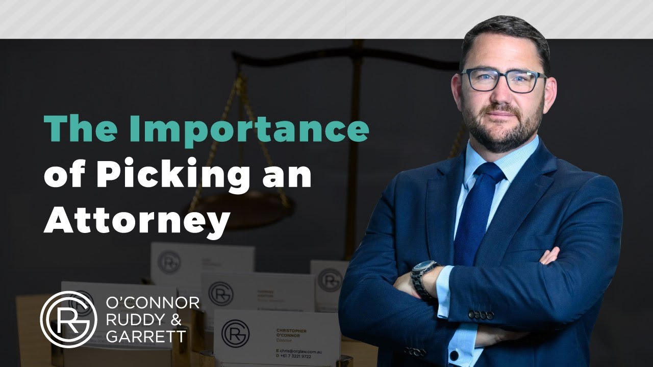 The Importance of Picking an Attorney ORG Law YouTube