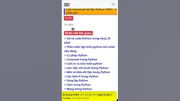 Download tài liệu Python (PDF) miễn phí #python
