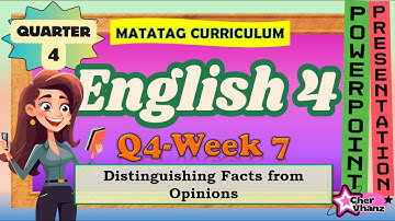 English 4 Quarter 4 Week 7 – MATATAG Curriculum PowerPoint Presentation #matatagcurriculum