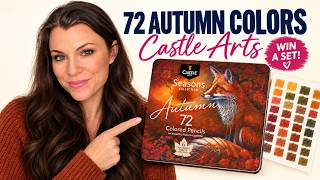 🔴 LIVE: Swatching the NEW 72 Autumn Castle Art Set | First Impressions   Giveaway!