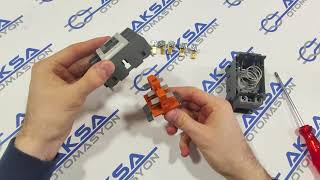 3 KUTUPLU KONTAKTÖRÜN İÇ YAPISI