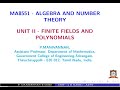 MA8551-ANT: Unit - 2 : 01 - Introduction