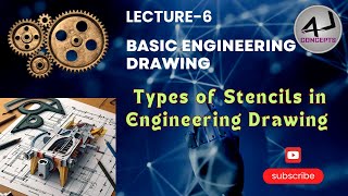 What is a Stencil  // Types of Stencils in Engineering Drawing