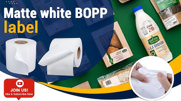 How much do you know about the application of white BOPP label materials?#white BOPP #label