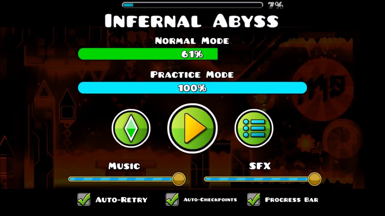 Geometry Dash | Infernal Abyss 61% - YouTube