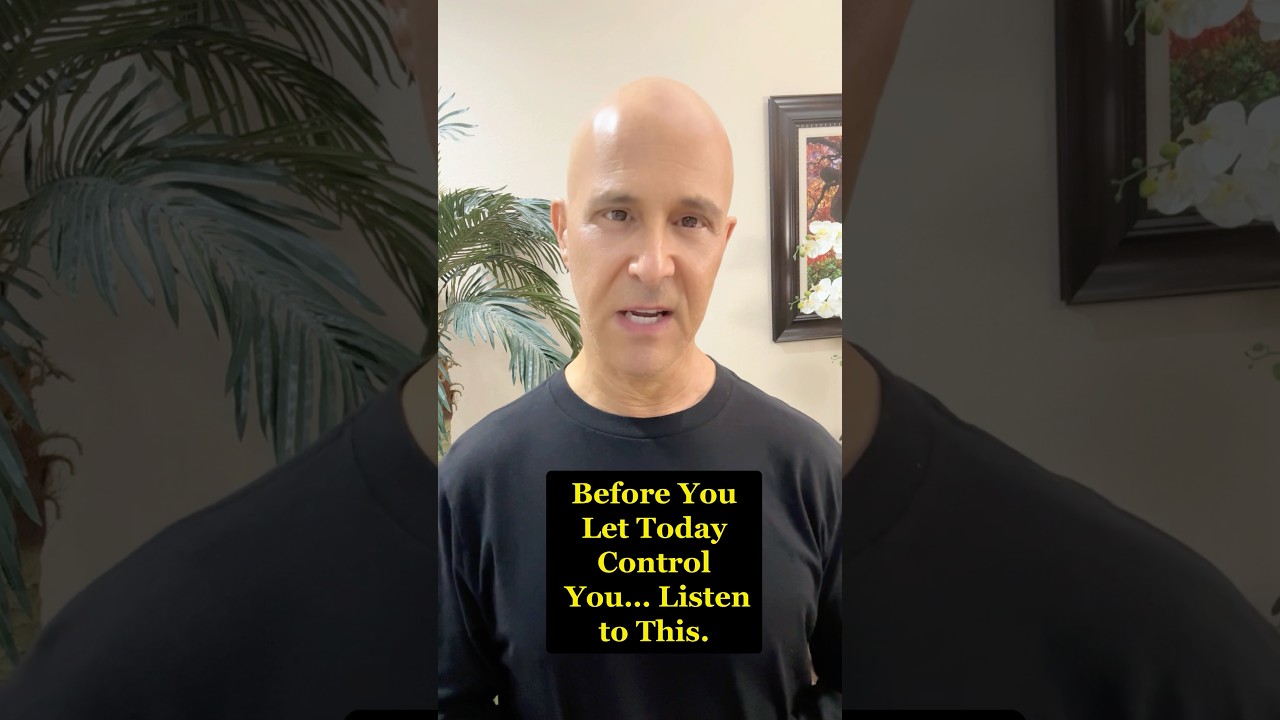 Before You Let Today Control You… Listen to This. #drmandell #healing #life #people