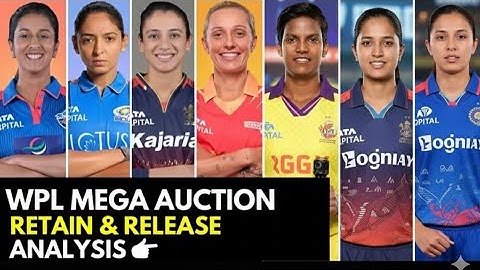 🔥 WPL 2026 Mega Auction से पहले सभी टीमों की Retention List हुई जारी! WPL Player Retent and Released
