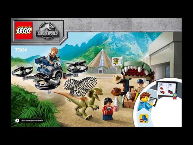 LEGO Instructions | Jurassic World | 75934 | Dilophosaurus on the