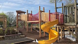 Hackney Downs Park kids play ground renovation before and after  #2025