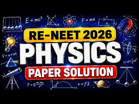 RE-NEET 2026: Physics Paper Solutions | Detailed Concepts & Explanations | Motion NEET #neet