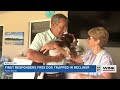 First Responders rescue trapped dog with Jaws of Life