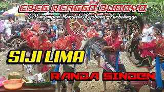 Ebeg Purbalingga RENGGO BUDOYO-SIJI LIMA RANDA SINDEN LIVE MARTELU, KEJOBONG, PBG