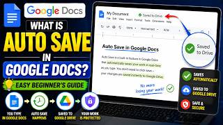 What Is Auto Save in Google Docs | Easy Beginner's Guide