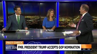 Fact-checking former President Trump's RNC acceptance speech