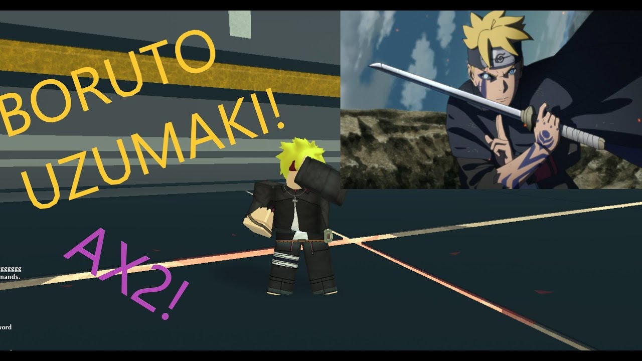 Boruto Uzumaki At Ya Service Anime Cross 2 Cac Series Part 4 Youtube - boruto t shirt roblox