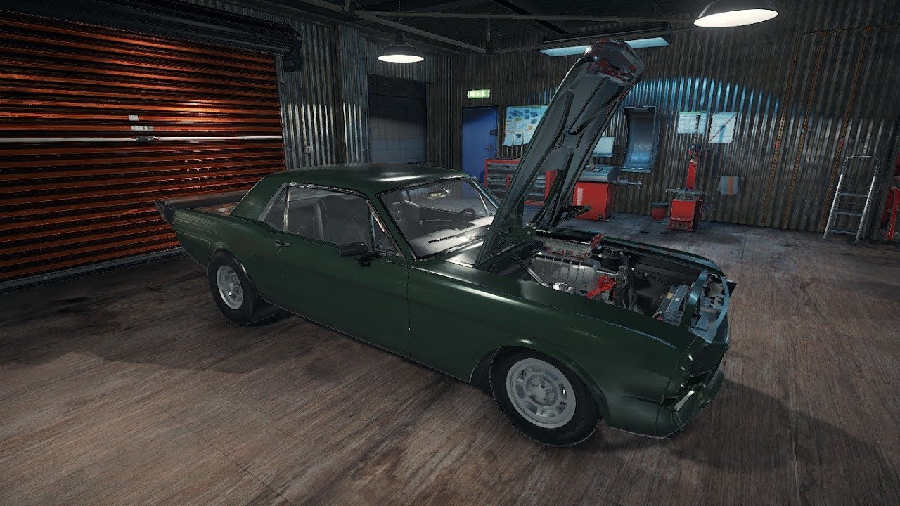 1965 Ford Mustang Drag - Full Junkyard Restoration Timelapse - Car Mechanic Simulator 2018 (CMS18)
