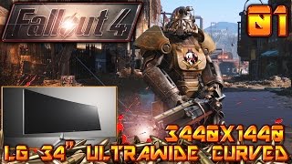 FALLOUT 4 PC RANDOM CLIPS 3440X1440 LG 34 ULTRAWIDE CURVED DISPLAY