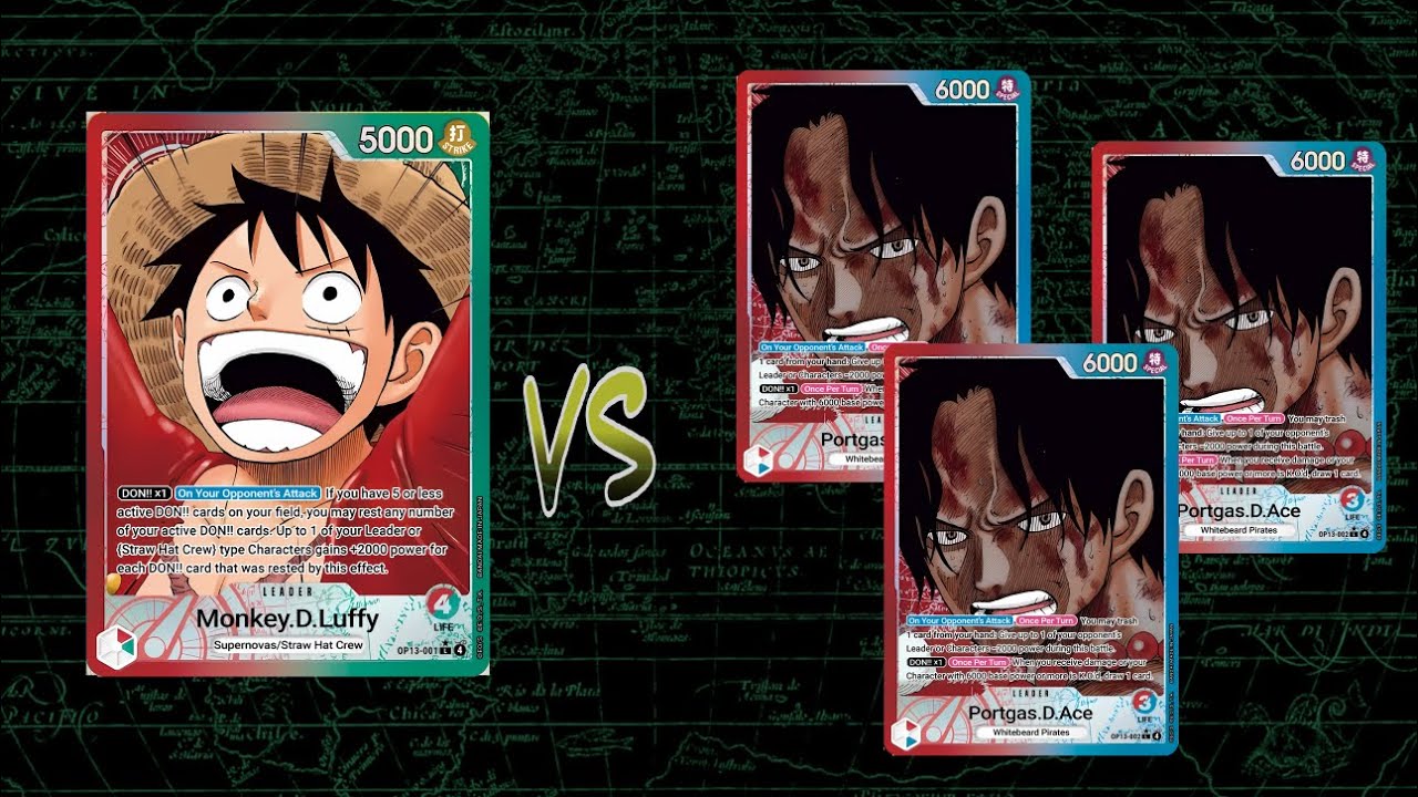 RG Luffy OP-13 - Facing UR Ace Three Times