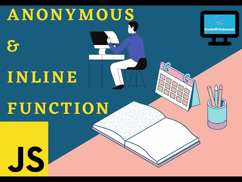 What is Anonymous & Inline function in JavaScript