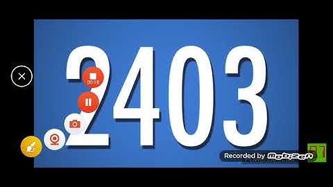 Challenge countdown from 2500