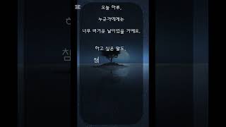 [정적쉼 Ep.02]오늘 하루, 조용히 안아드립니다 #명상 #긍정의말 #감성쇼츠 #좋은글