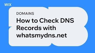 Domains | Checking Your Domain's DNS Records Using whatsmydns.net
