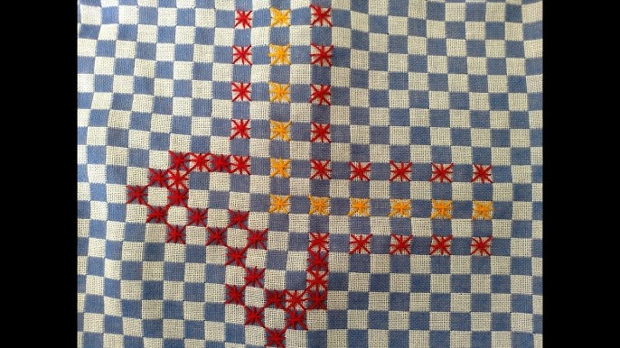 Bordado no tecido xadrez, Bordado no tecido xadrez por Ana Maria Ronchel  para Estilotex, By Arte que Faz