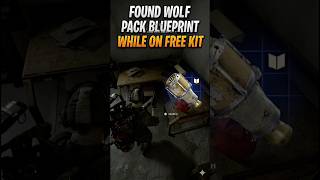 Found a Wolfpack Blueprint while on Free Kit - ARC Raiders