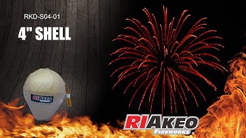 DISPLAY SHELL-4 INCH RKD-S04-01 | RIAKEO FIREWORKS