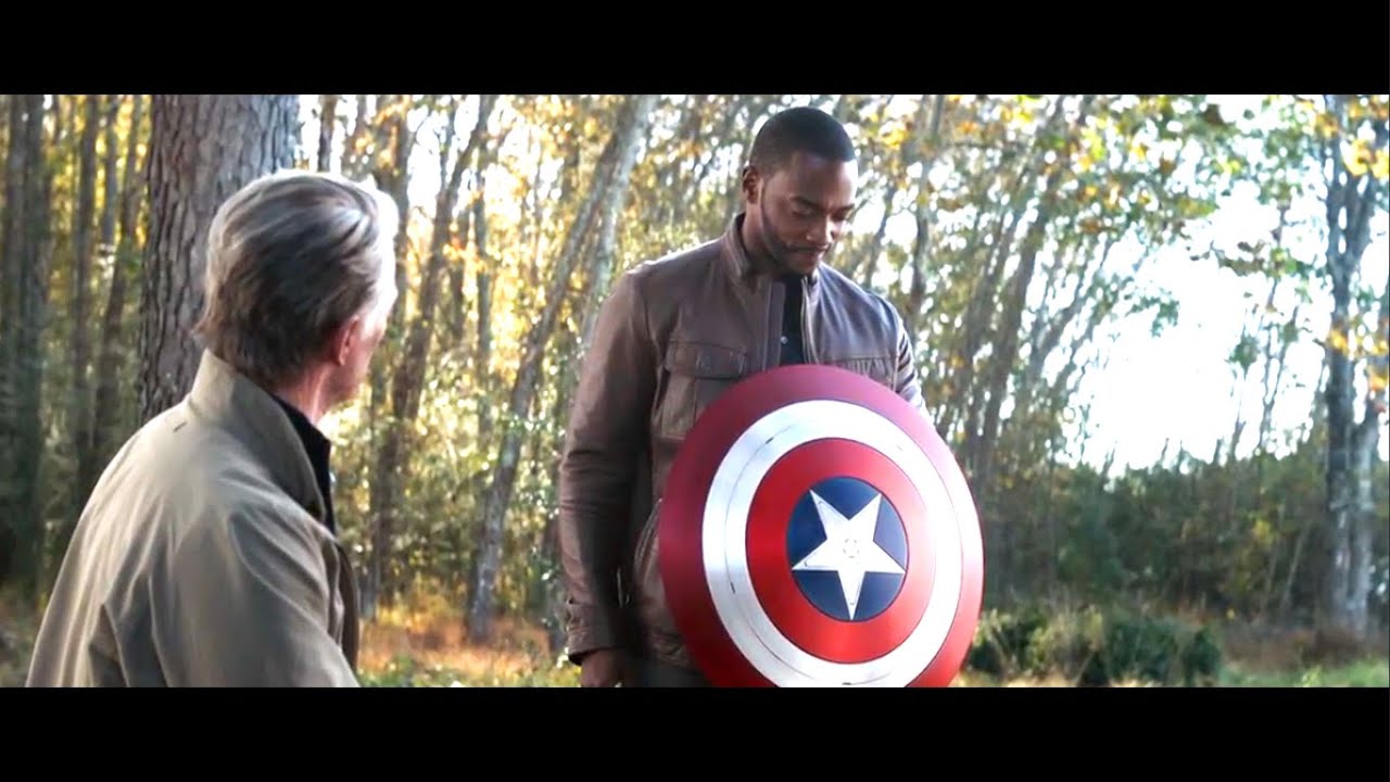 Captain America gives SHIELD to Falcon - Avengers: Endgame (2019) 